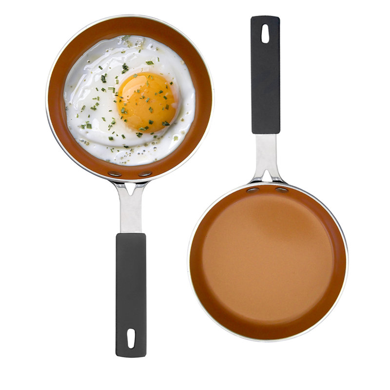 Gotham Steel Mini Egg 5.5" CopperCore NonStick Frying Pan & Reviews